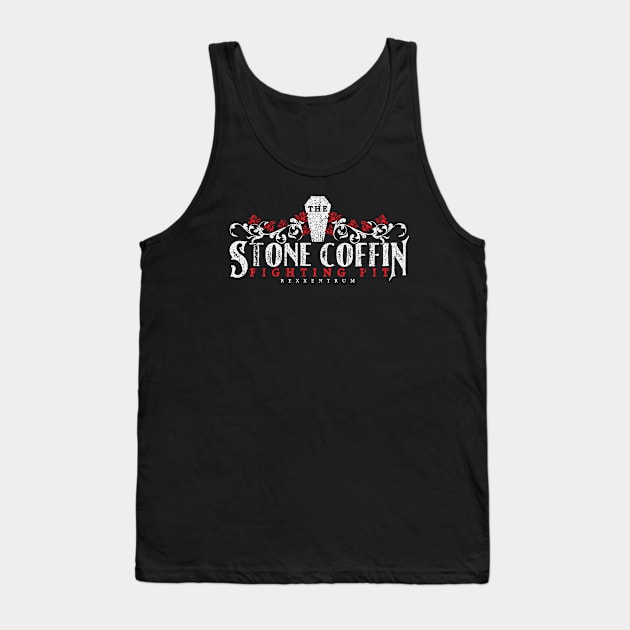 The Stone Coffin Fighting Pit Tank Top by huckblade